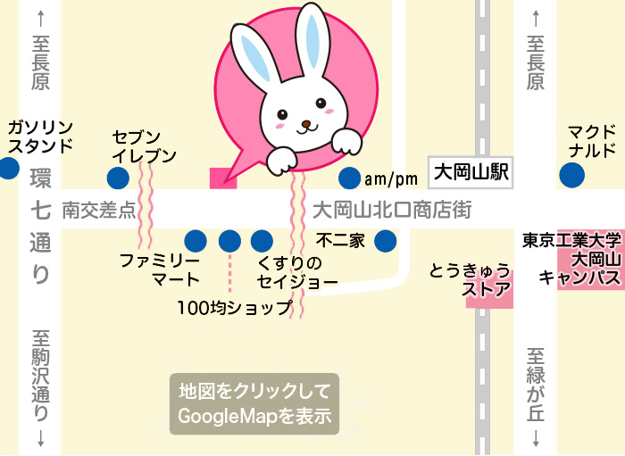 アクセス 大岡山の歯医者なら 医療法人社団聖和厚生会 大岡山中央歯科クリニック